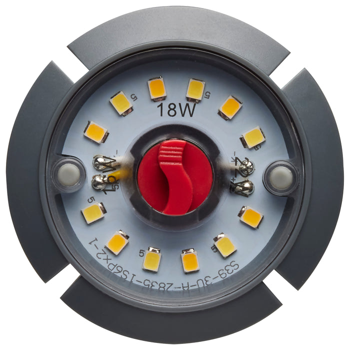 SATCO/NUVO 16W/18W/22W Wattage Selectable LED HID Replacement CCT Selectable 3000K/4000K/5000K Medium Base 100-277V (S23147)