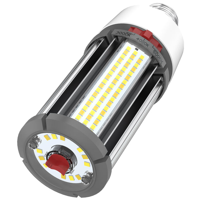 SATCO/NUVO 18W/22W/27W Wattage Selectable LED HID Replacement CCT Selectable 3000K/4000K/5000K Medium Base 100-277V (S23148)