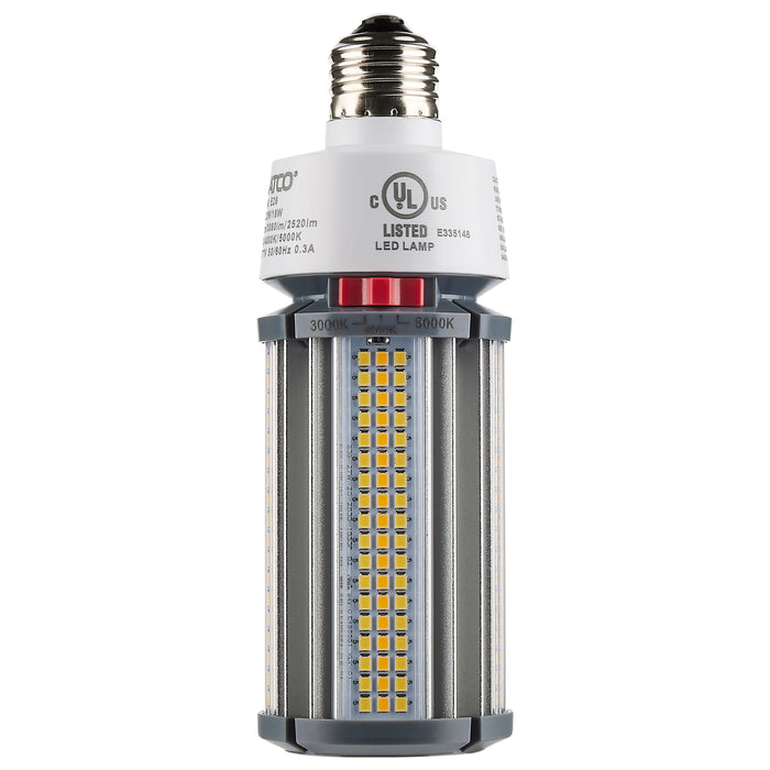 SATCO/NUVO 18W/22W/27W Wattage Selectable LED HID Replacement CCT Selectable 3000K/4000K/5000K Medium Base 100-277V (S23148)