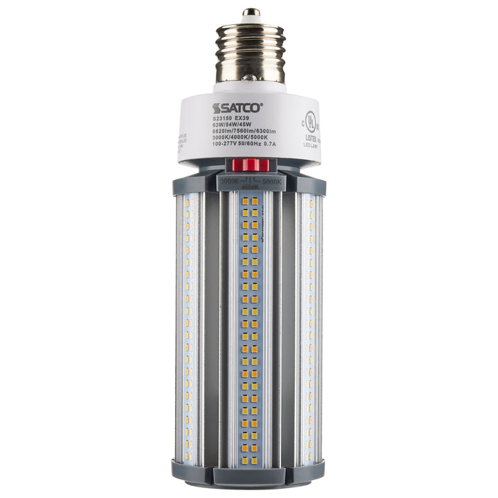 SATCO/NUVO 45W/54W/63W Wattage Selectable LED HID Replacement CCT Selectable 3000K/4000K/5000K Extended Mogul Base 100-277V (S23150)