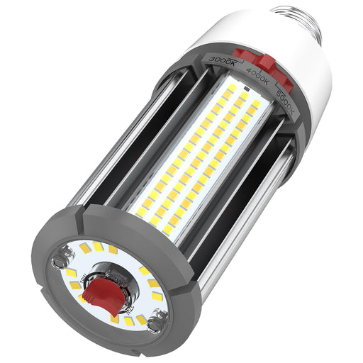 SATCO/NUVO 18W/22W/27W Wattage Selectable LED HID Replacement CCT Selectable 3000K/4000K/5000K Extended Mogul Base 100-277V (S23151)