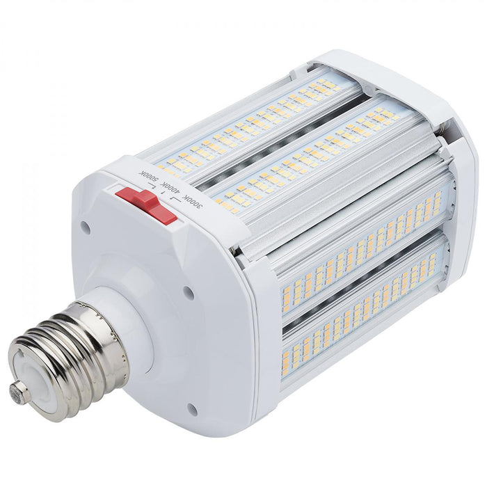 SATCO/NUVO LED Shoe Box Lamp Wattage/CCT Selectable 60W/70W/80W 3000K/4000K/5000K 120-277V White Finish (S28932R1)