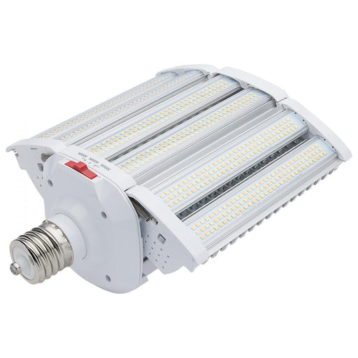 SATCO/NUVO LED Shoe Box Lamp Wattage/CCT Selectable 90W/100W/110W 3000K/4000K/5000K 120-277V White Finish (S28938R1)