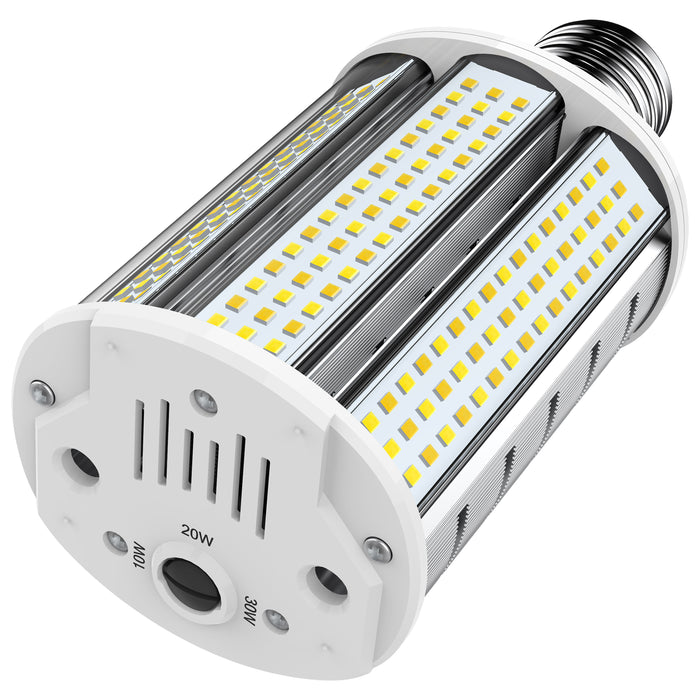 SATCO/NUVO 10W/20W/30W Wattage Selectable LED Hi-Pro Wall Pack CCT Selectable 3000K/4000K/5000K Medium Base 100-277V (S28980)
