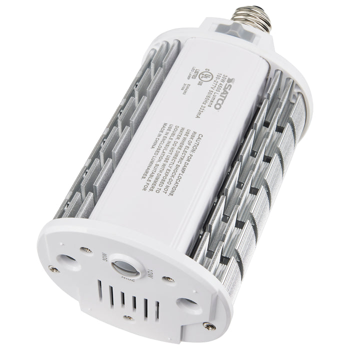 SATCO/NUVO 10W/20W/30W Wattage Selectable LED Hi-Pro Wall Pack CCT Selectable 3000K/4000K/5000K Medium Base 100-277V (S28980)
