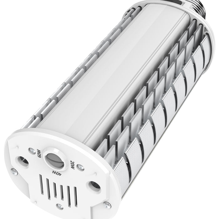SATCO/NUVO 20W/40W/60W Wattage Selectable LED Hi-Pro Wall Pack CCT Selectable 3000K/4000K/5000K Extended Mogul Base 100-277V (S28987)