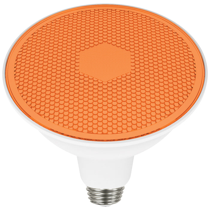 SATCO/NUVO 11.5W PAR38 LED Amber 90 Degree Beam Angle Medium Base 120V (S29483)