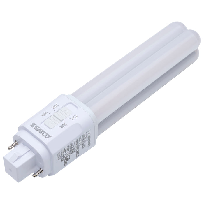 SATCO/NUVO 9W LED PL CCT Selectable 2700K/3000K/3500K/4000K G24D Base Type B 120-277V (S29855)