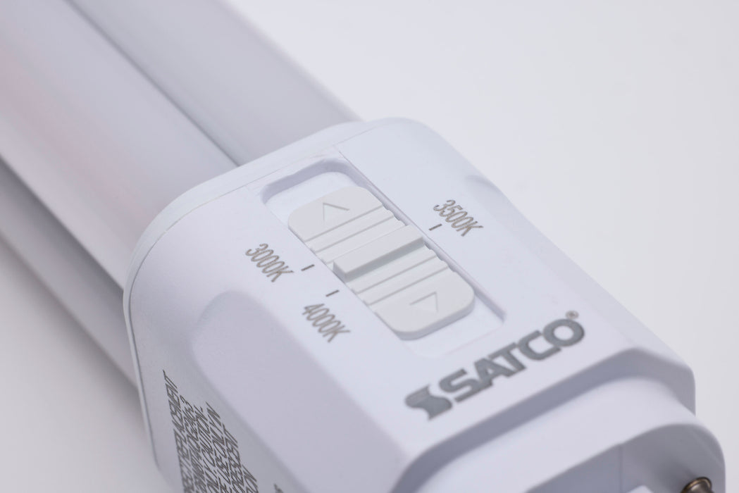 SATCO/NUVO 9.5W LED PL CCT Selectable 3000K/3500K/4000K G24Q Base Type A (S29856)