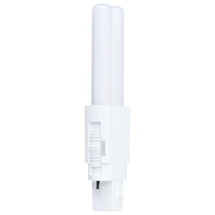 SATCO/NUVO 3W PLS LED G23 Base CCT Selectable 2700K/3000K/3500K/4000K/5000K Omni Type A/B 120-277V (S29880)