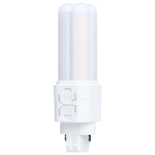 SATCO/NUVO 5.5W PLC LED Gx23 Base CCT Selectable 2700K/3000K/3500K/4000K Omni Type A/B 120-277V (S29882)