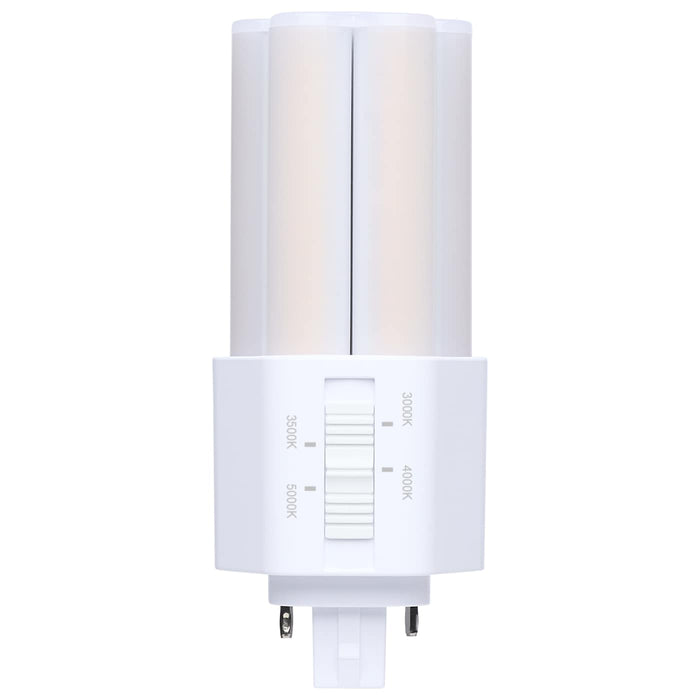 SATCO/NUVO 7W PLT LED G24d Base CCT Selectable 3000K/3500K/4000K/5000K Omni Type B 120-277V (S29885)
