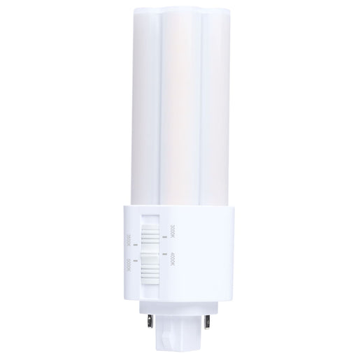 SATCO/NUVO 9W PLT LED GX24d Base CCT Selectable 3000K/3500K/4000K/5000K Omni Type B 120-277V (S29886)