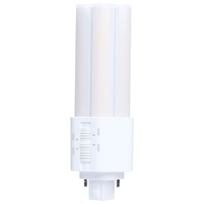 SATCO/NUVO 9W PLT LED GX24d Base CCT Selectable 3000K/3500K/4000K/5000K Omni Type B 120-277V (S29886)