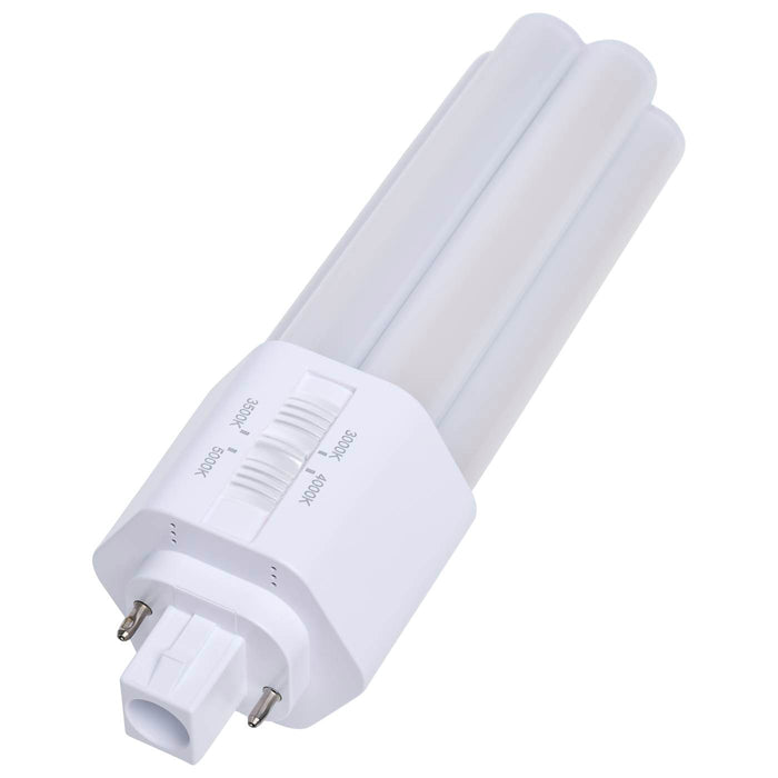 SATCO/NUVO 15W PLT LED GX24d Base CCT Selectable 3000K/3500K/4000K/5000K Omni Type B 120-277V (S29887)