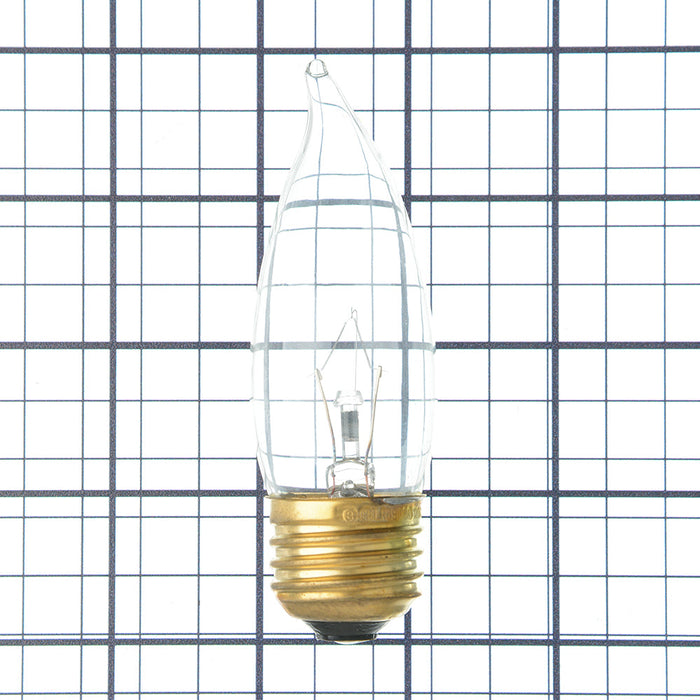 SATCO/NUVO 25CA10 25W CA10 Incandescent Clear 1500 Hours 210Lm Medium Base 120V 2700K (S3264)