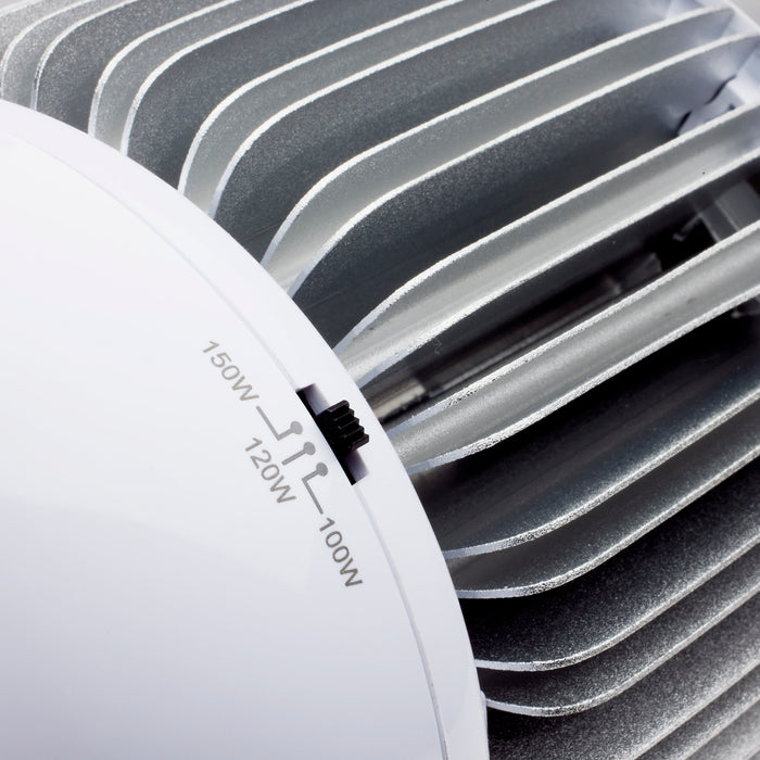 SATCO/NUVO 100W/120/150W Wattage Selectable LED Hi-Bay Type B Ballast Bypass Mogul Extended 4000K 100V-277V 400W-600W Metal Halide Replacement (S33116)