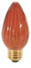 SATCO/NUVO 40W F15 Incandescent Amber 1500 Hours Medium Base 120V (S3370)