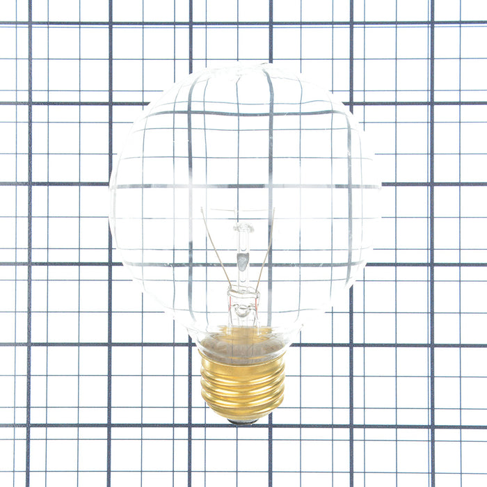 SATCO/NUVO 25G25 25W G25 Incandescent Clear 3000 Hours 180Lm Medium Base 120V 2700K (S3447)