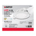 SATCO/NUVO 8.5W LED Direct Wire Downlight Edge-Lit 4 Inch 2700K 120V Dimmable (S39055)