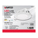 SATCO/NUVO 8.5W LED Direct Wire Downlight Edge-Lit 4 Inch 4000K 120V Dimmable (S39057)