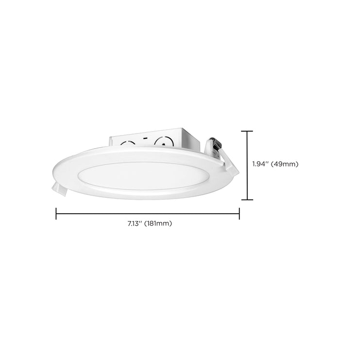 SATCO/NUVO 11.6W LED Direct Wire Downlight Edge-Lit 5-6 Inch 5000K 120V Dimmable (S39059)