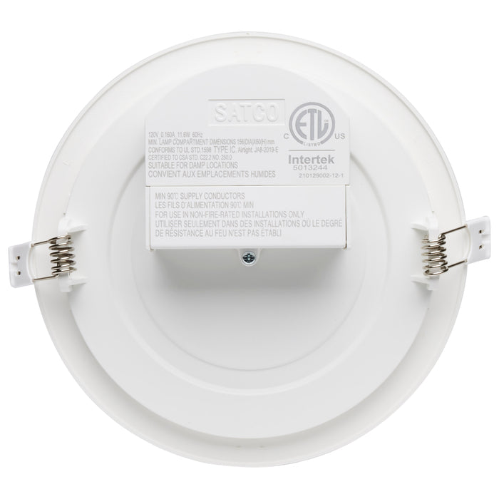 SATCO/NUVO 11.6W LED Direct Wire Downlight Edge-Lit 5-6 Inch 4000K 120V Dimmable (S39063)
