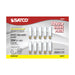 SATCO/NUVO 15W T6 Incandescent Clear 2000 Hours 90Lm Candelabra Base 145V 2700K (S3912)
