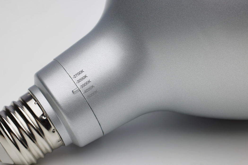 SATCO/NUVO 19W PAR38 High Lumen LED CCT Selectable 2700K/3000K/3500K/4000K/5000K Medium Base 120-277V (S39760)