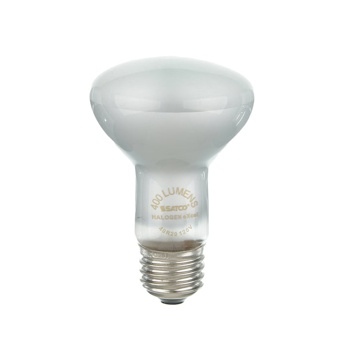 SATCO/NUVO 40R20/FL/HAL 120V 40W 120V Halogen R20 Reflector Flood (S4517)