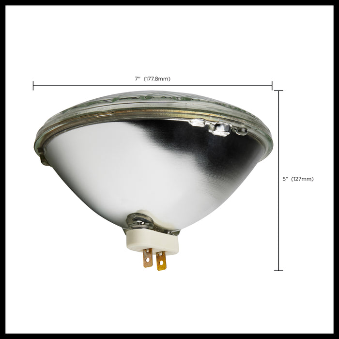 SATCO/NUVO 300PAR56/WFL 300W Sealed Beam PAR56 2000 Hours 3850Lm Mogul End Prong Base 120V (S4811)