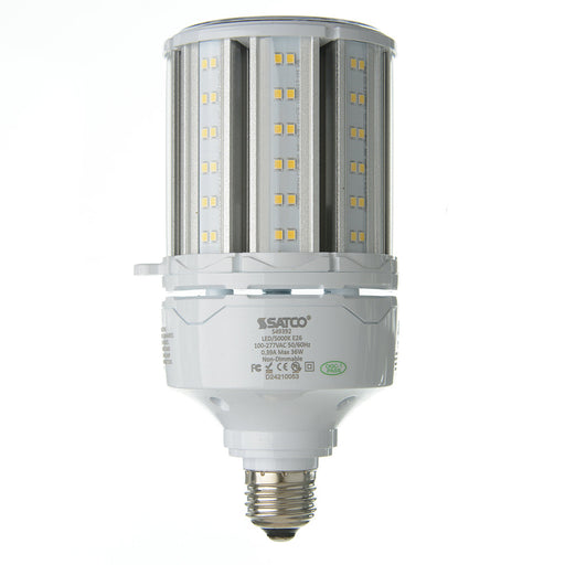 SATCO/NUVO Hi-Pro 36W LED HID Replacement Corn Cob 5000K 4968Lm 80 CRI Medium E26 Base 100-277V Non-Dimmable (S49392)