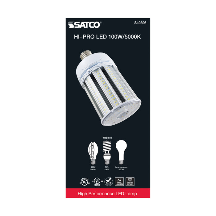 SATCO/NUVO 100W LED HID Replacement 5000K Extended Mogul Base Type B Ballast Bypass Economy Hi-Pro (S49396)