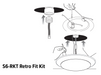GM Lighting S6 Series Retrofit Kit Includes Hardware And Screw-In 120V Adapter (S6-RKT)