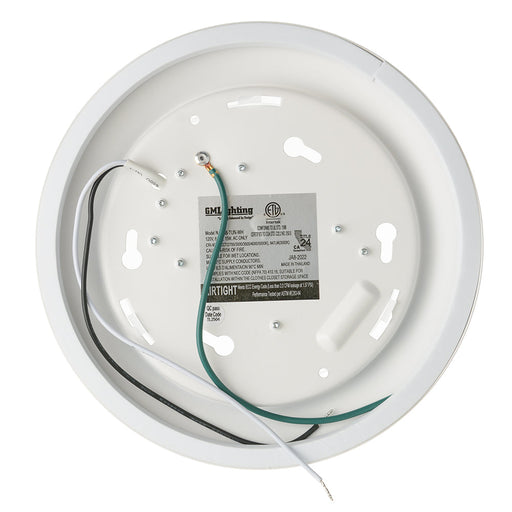 GM Lighting 6 Inch LED Surface Mount Downlight 120VAC 15W CCT Selectable 2700K/3000K/4000K 90 CRI White (S6-TUN-WH)