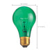 SATCO/NUVO 25W A19 Incandescent 130V Medium (E26) Base Transparent Green Bulb (A19GRN25T)