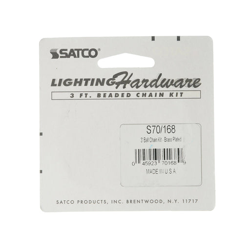 SATCO/NUVO 3 Foot #6 Beaded Chain With Connector (S70-168)