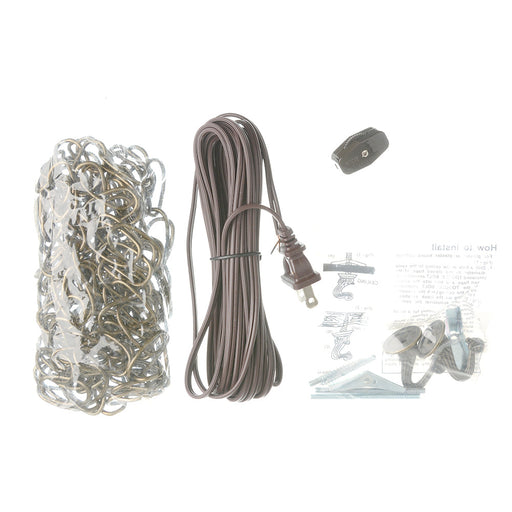 SATCO/NUVO Swag Lite Kit 15 Foot Antique Brass Finish (S70-471)