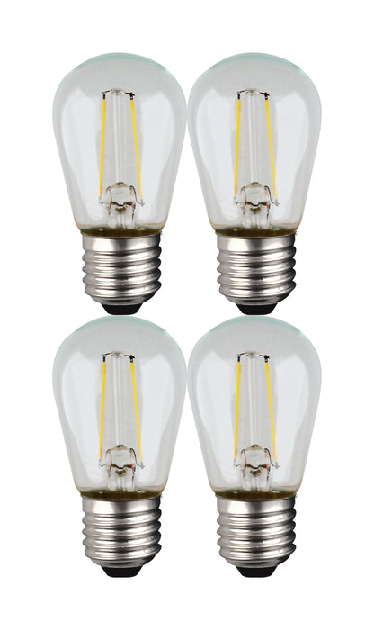 SATCO/NUVO S14 LED String Light Replacement Bulb 2200K 120V Replacement 4-Pack (S8027)