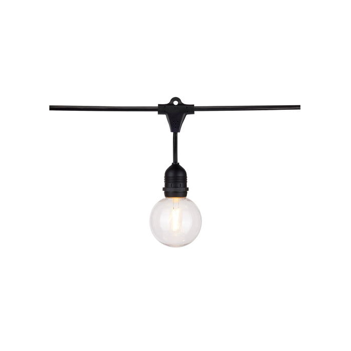 SATCO/NUVO 24 Foot LED String Light Includes 12-G25 Bulbs 2000K 120V (S8034)