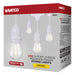 SATCO/NUVO 24 Foot LED String Light Includes 12-S14 Bulbs 2000K White Cord (S8038)
