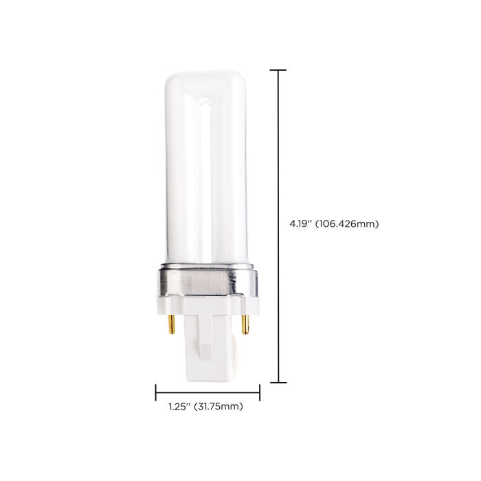 SATCO/NUVO HyGrade 5W Pin-Based Compact Fluorescent 2700K 82 CRI G23 Base (S8300)