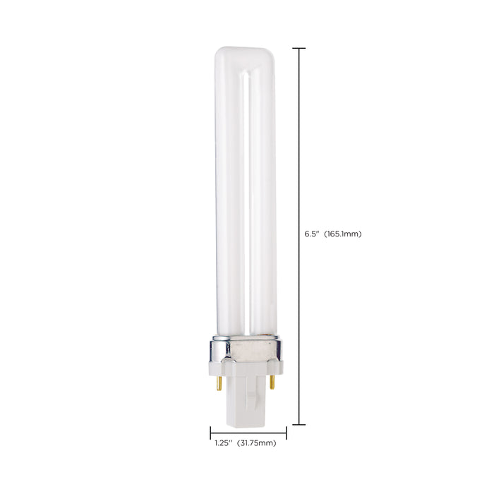 SATCO/NUVO HyGrade 9W Pin-Based Compact Fluorescent 3500K 82 CRI G23 Base (S8307)