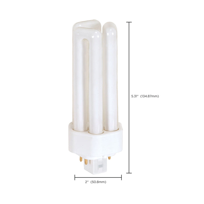 SATCO/NUVO HyGrade 26W Pin-Based Compact Fluorescent 4100K 82 CRI GX24Q-3 4-Pin Base (S8348)