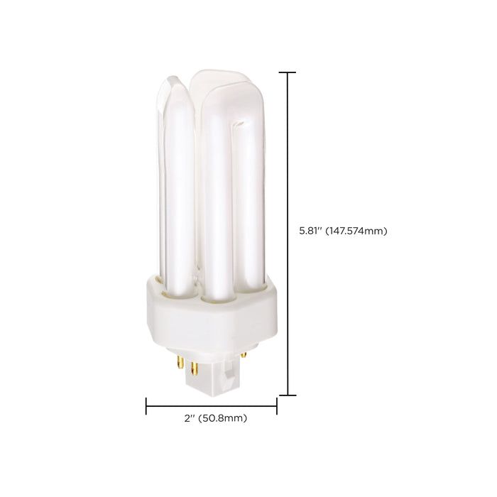 SATCO/NUVO HyGrade 32W Pin-Based Compact Fluorescent 3000K 82 CRI GX24Q-3 4-Pin Base (S8350)