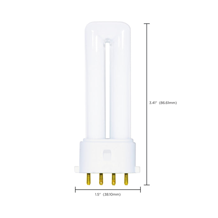 SATCO/NUVO HyGrade 5W Pin-Based Compact Fluorescent 4100K 82 CRI 2G7 Base (S8361)