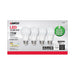 SATCO/NUVO 12.5W A19 LED 3000K Medium Base 120V 4-Pack (S8499)