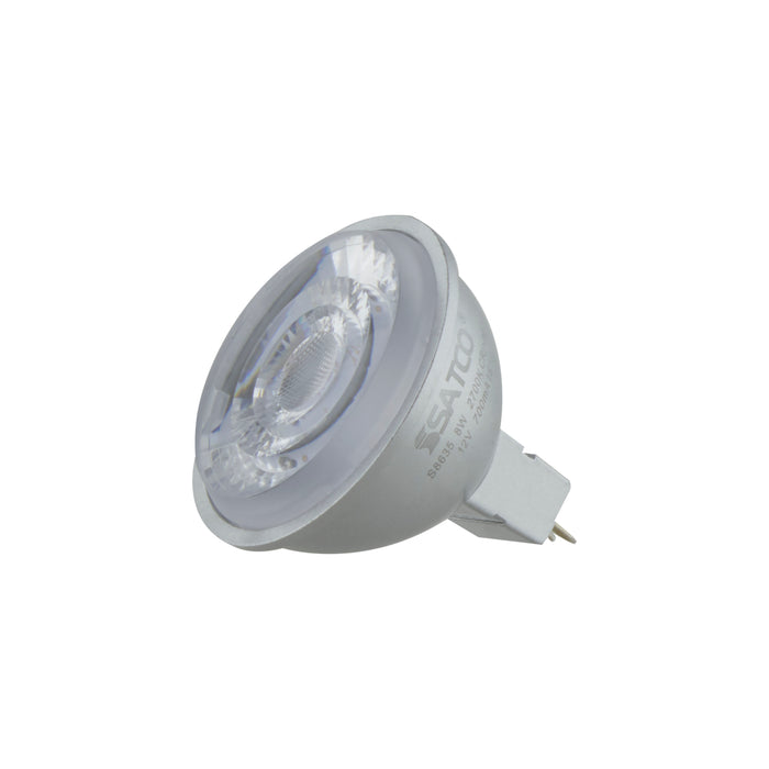 SATCO/NUVO 8MR16/LED/15'/27K/90CRI/12V 8W LED MR16 2700K 15 Degree Beam Spread GU5.3 Base 12V (S8635)