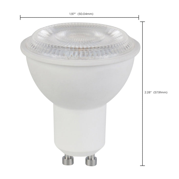 SATCO/NUVO 6.5W LED MR16 2700K 25 Degree Beam Spread GU10 Base 120V (S8676)