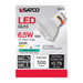 SATCO/NUVO 6.5W LED MR16 4000K 25 Degree Beam Spread GU10 Base 120V (S8678)